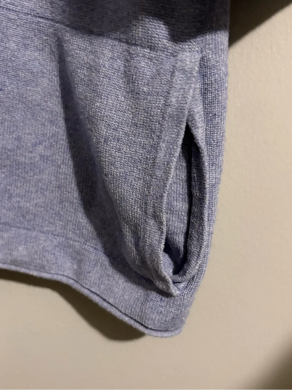 Pure Jill Lavender Cashmere Blend Button Up Cardigan Sweater Oversized Pockets - Picture 5 of 11